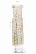 Cerruti 1881 SS 1997 Runway silk beaded embroidered dress