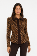 Prada jacket wool bouclè tweed 2000s