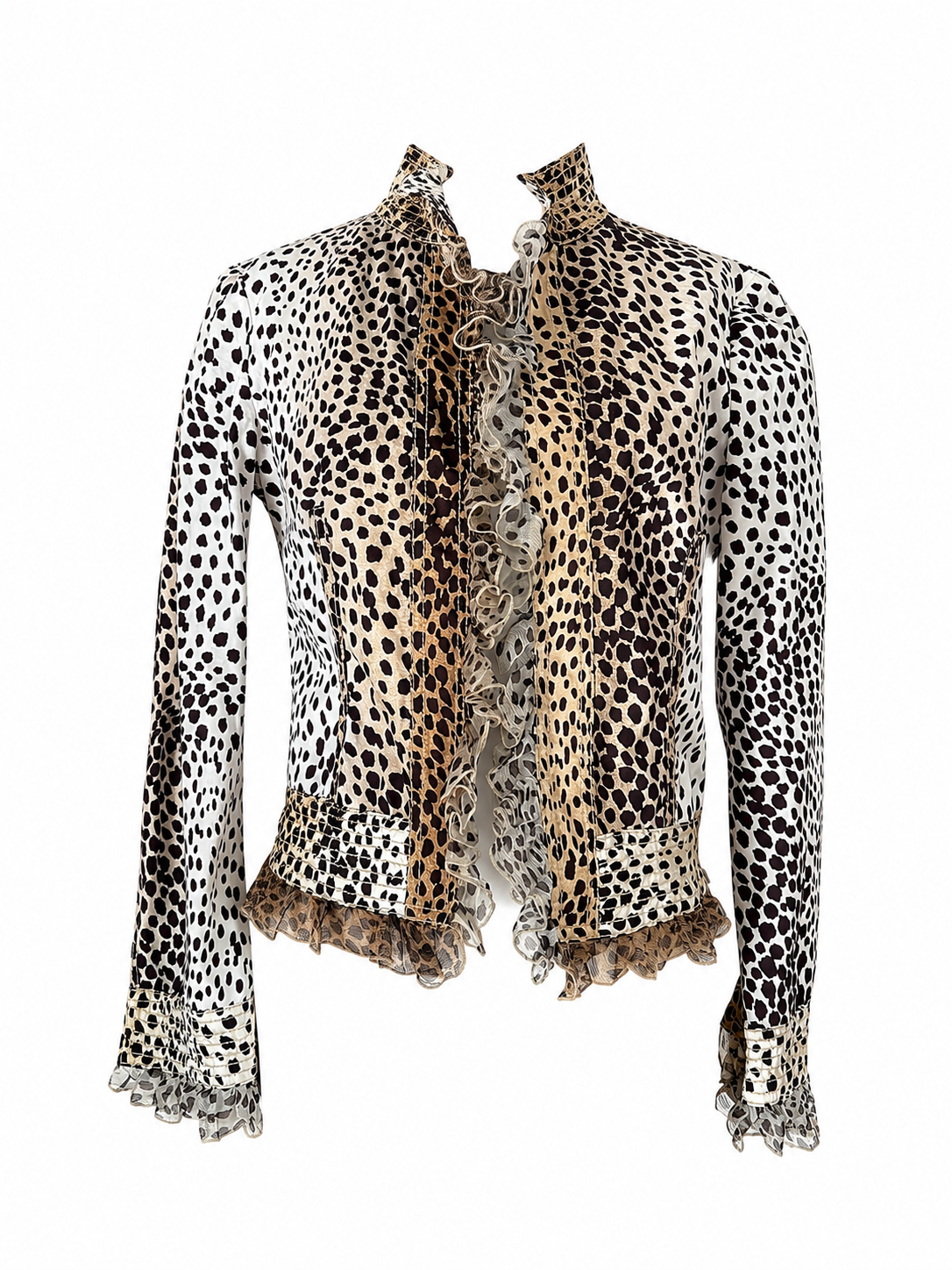 Roberto Cavalli SS 2005 leopard print cotton jacket