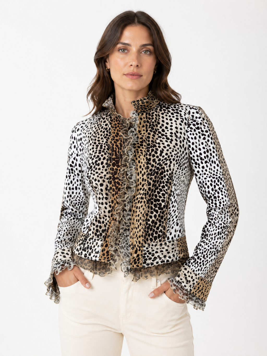 Roberto Cavalli SS 2005 leopard print cotton jacket