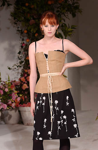 Dolce & Gabbana SS 2002 silk rose dress