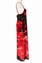 Roberto Cavalli FW 1999 long dress floral print velvet