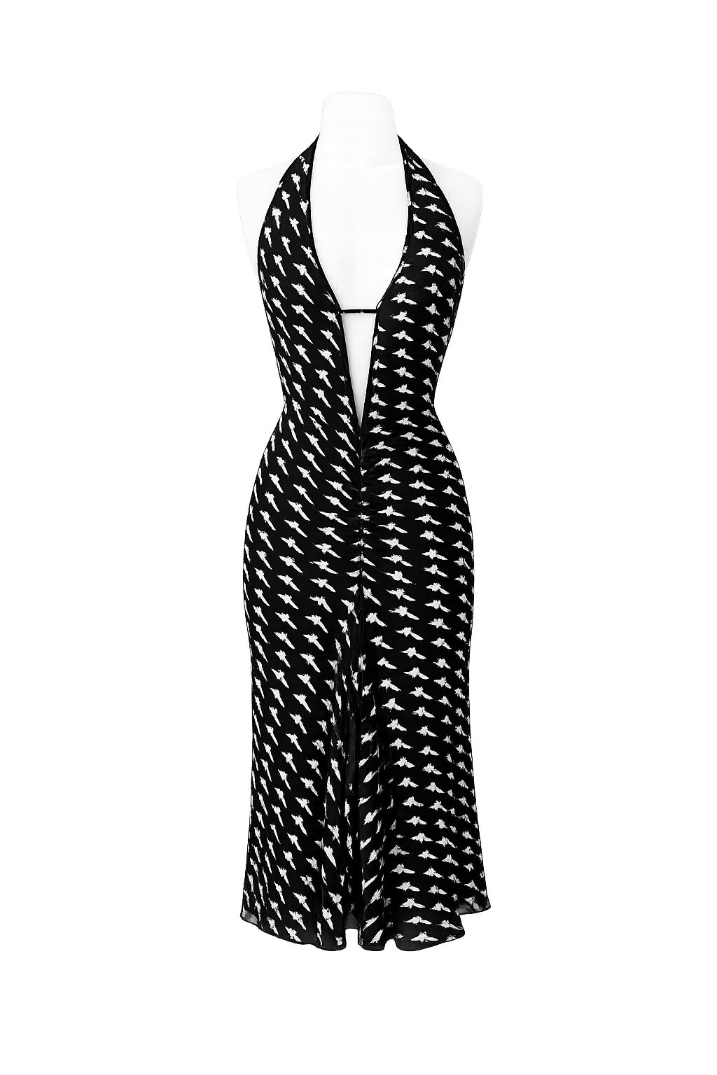 Ungaro midi "fall in love" black dress