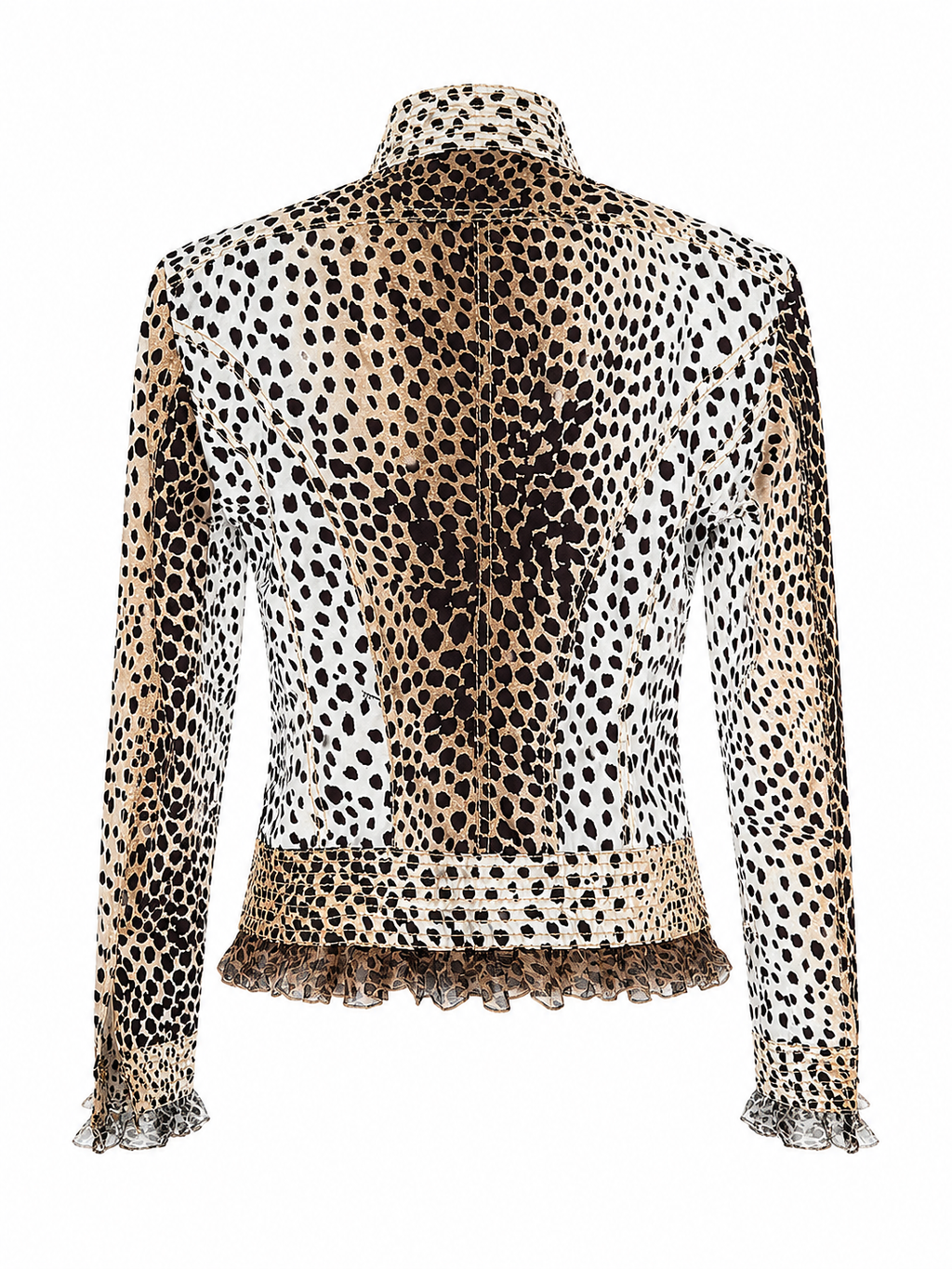 Roberto Cavalli SS 2005 leopard print cotton jacket