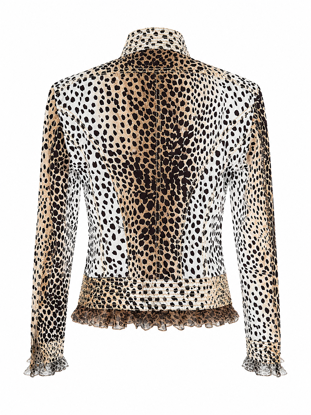 Roberto Cavalli SS 2005 leopard print cotton jacket