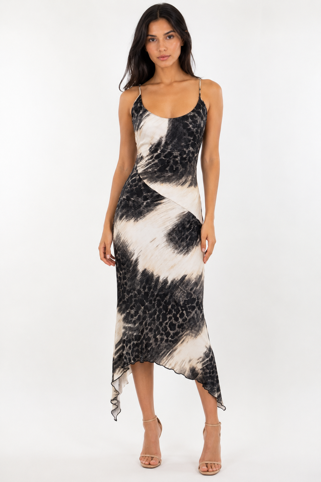 Class Cavalli 2000s asymmetric dress