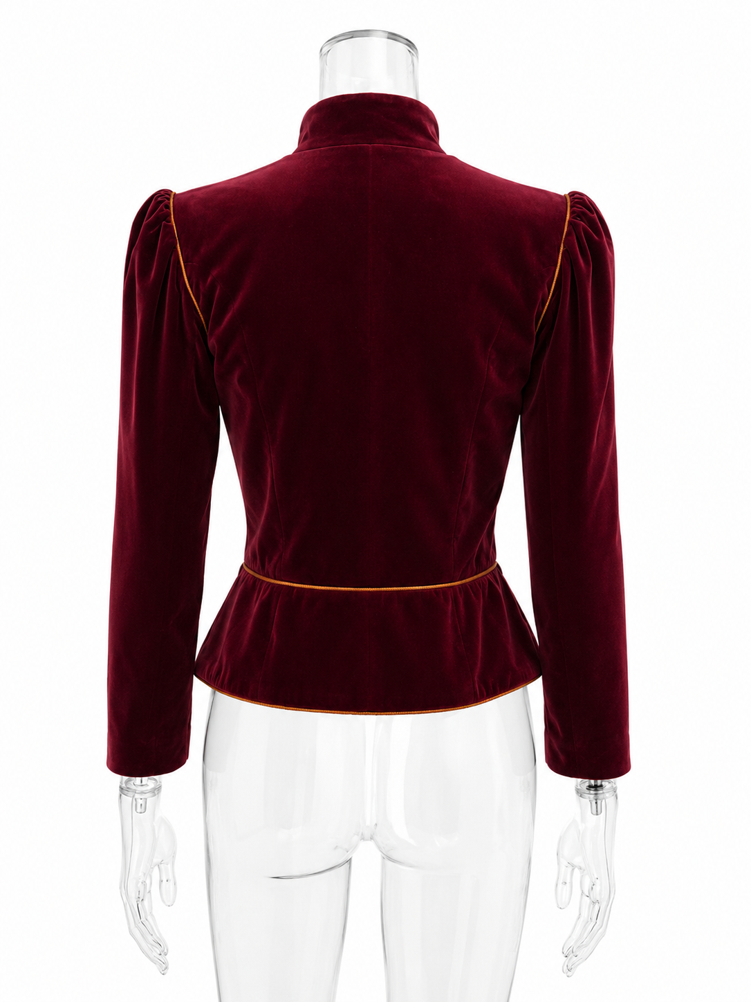 Saint Laurent FW 1980/1981 Runway Archive burgundy tailleur