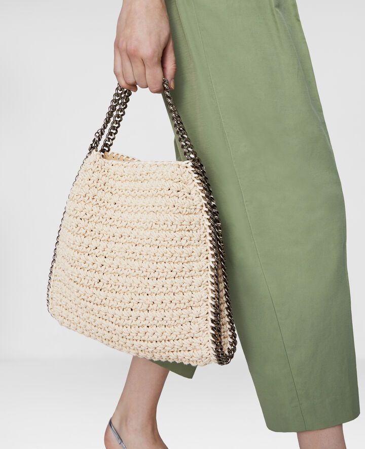 Stella McCartney Falabella mini tote crochet