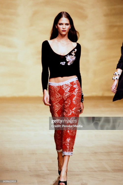 Blumarine Blumarine SS 2000 Runway pants pants Emilia Archive Vintage