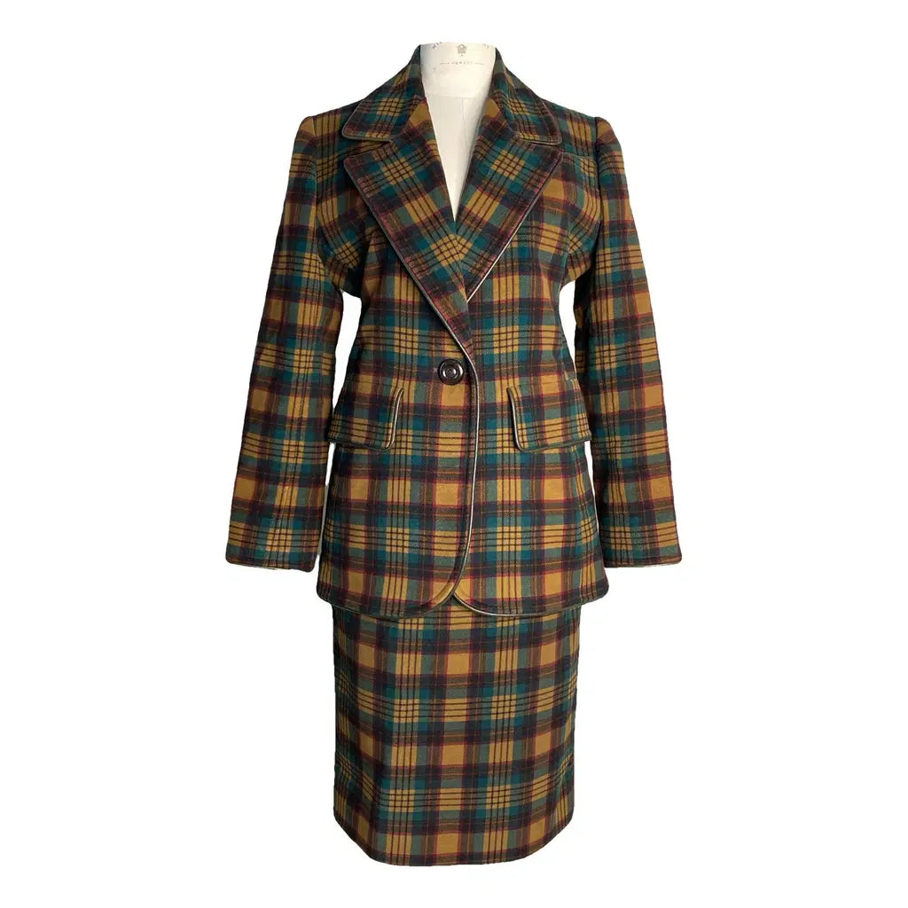Saint Laurent rive gauche 80s set tailleur