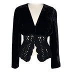 Valentino 90s velvet wool blazer