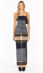 Jean Paul Gaultier maxi dress SS 2001 graffiti print