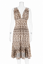 Roberto Cavalli SS 2006 multicolor dress