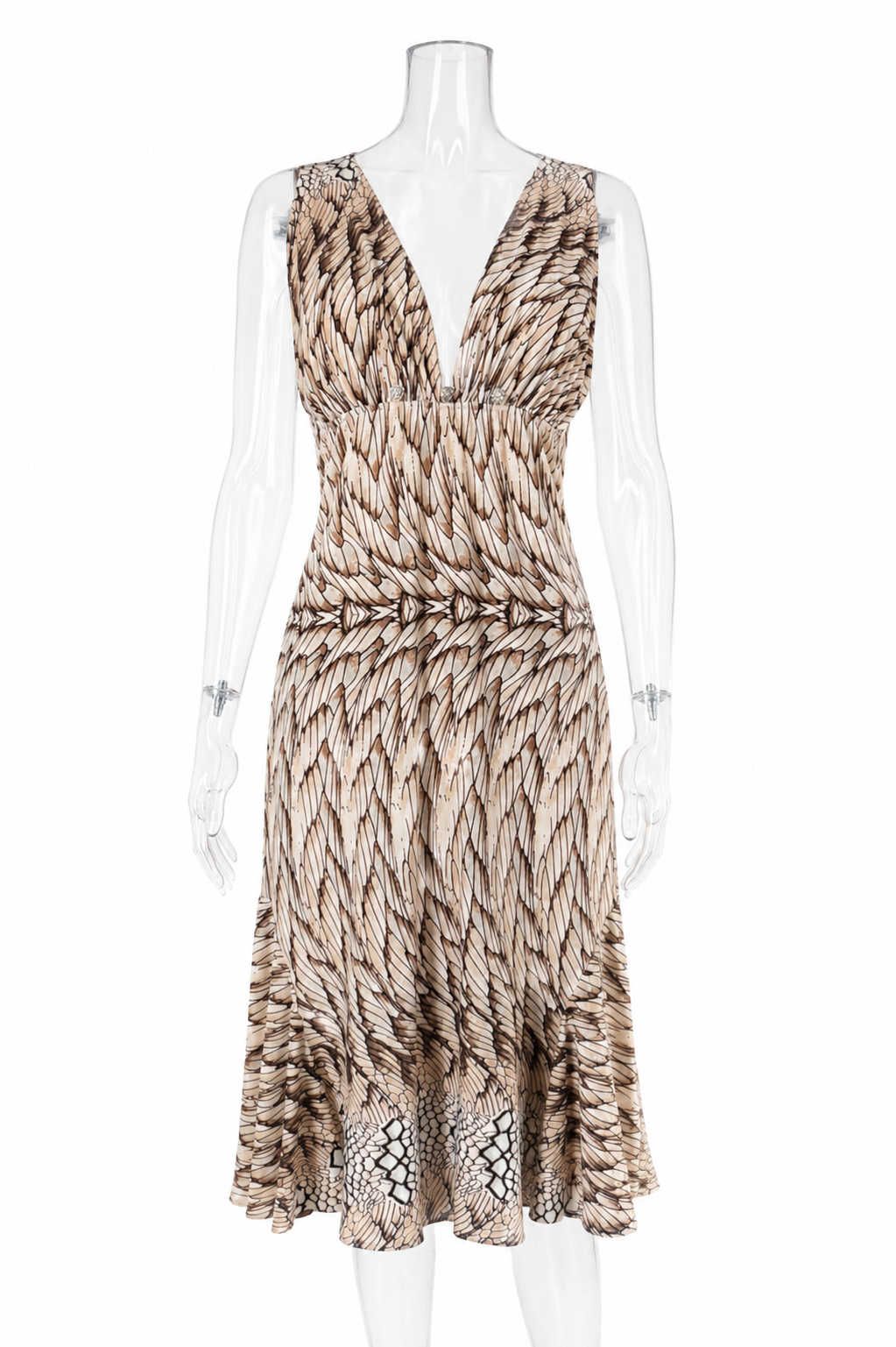 Roberto Cavalli SS 2006 multicolor dress