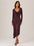 Rare Roberto Cavalli FW 2004 Runway purple set