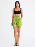 Iceberg SS 1996 lime shorts summer Runway