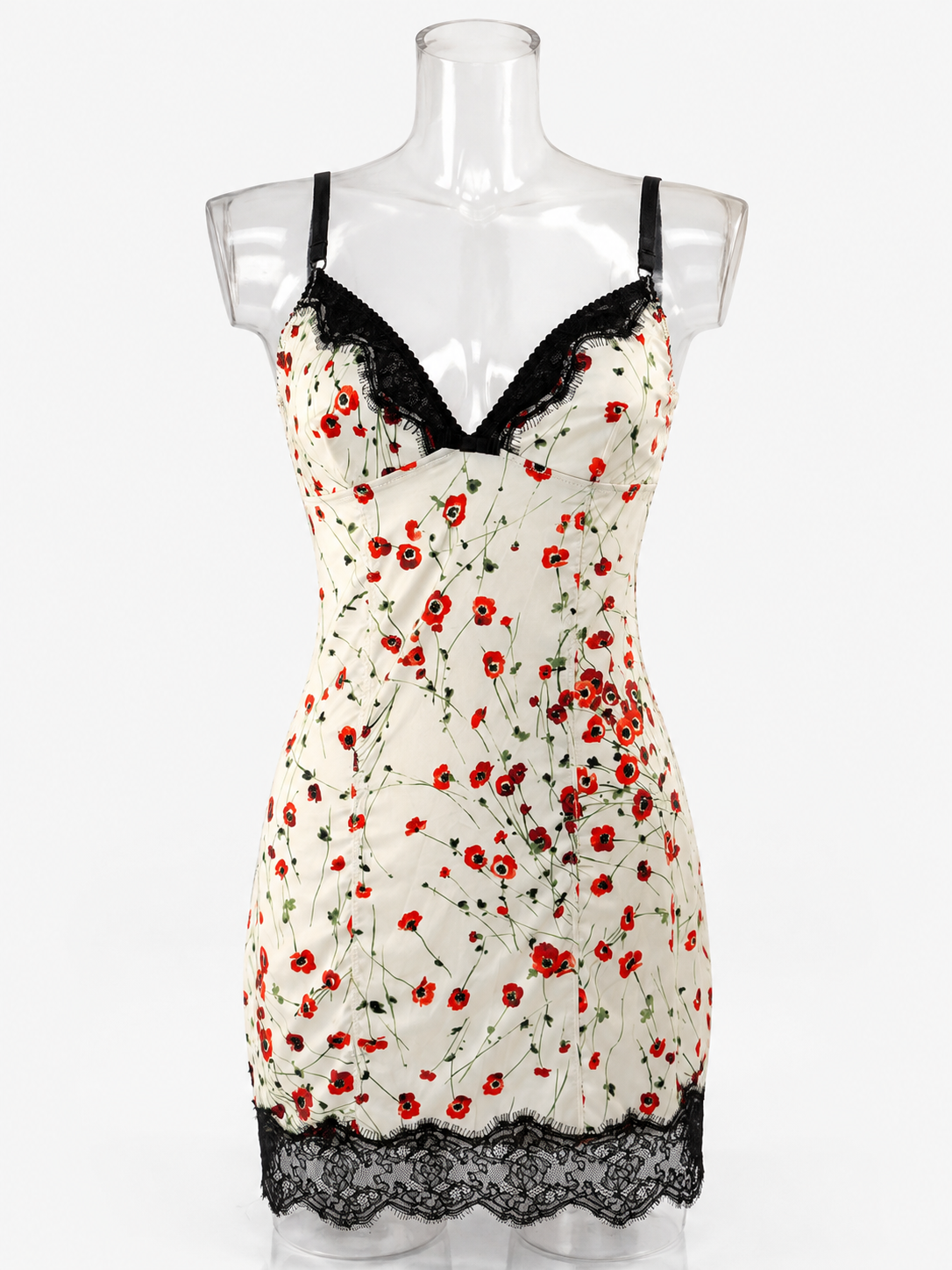 Mini slip dress D&g floral print vintage early 2000s