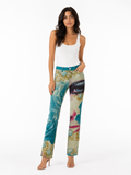 Roberto Cavalli SS 2001 Runway "Elizabeth Taylor" eye jeans pants
