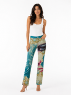 Roberto Cavalli SS 2001 Runway "Elizabeth Taylor" eye jeans pants