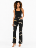 Roberto Cavalli FW 2002 denim black cheetahs jeans