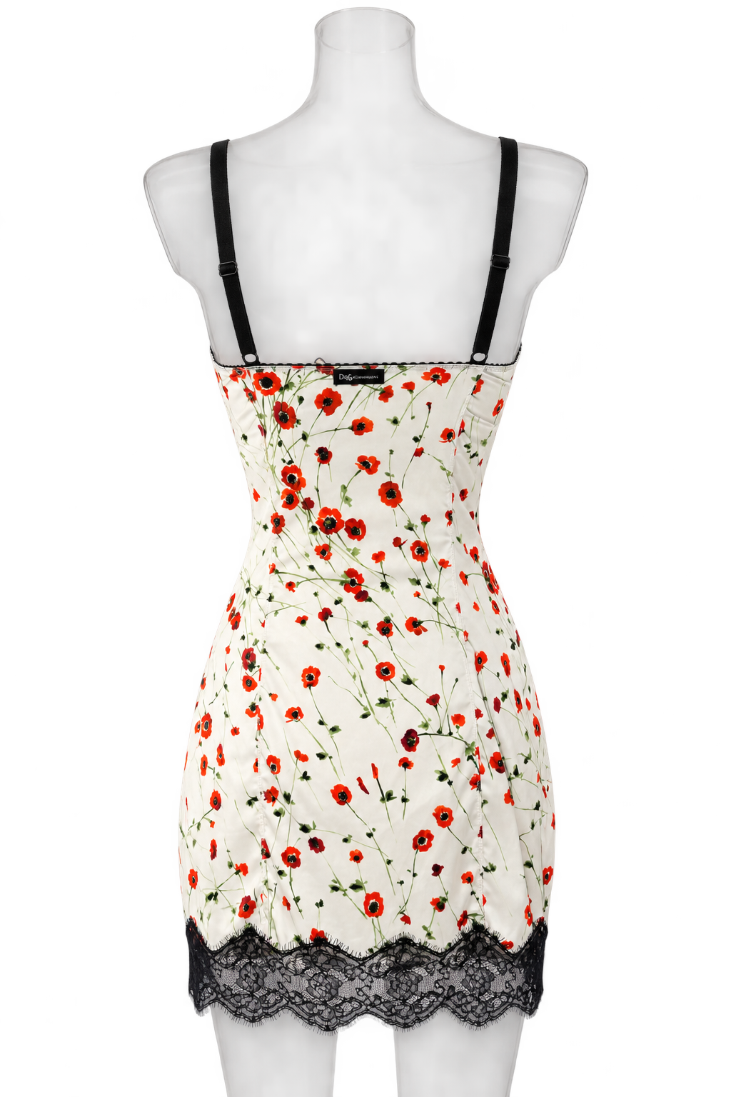 Mini slip dress D&g floral print vintage early 2000s
