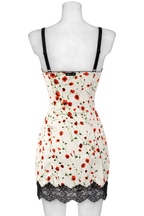 Mini slip dress D&g floral print vintage early 2000s