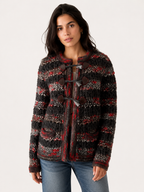 Chanel early 2000s crochet knitted wool jacket cardigan