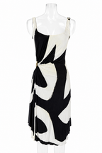 Roberto Cavalli SS 2007 knee-length dress bare leg snake