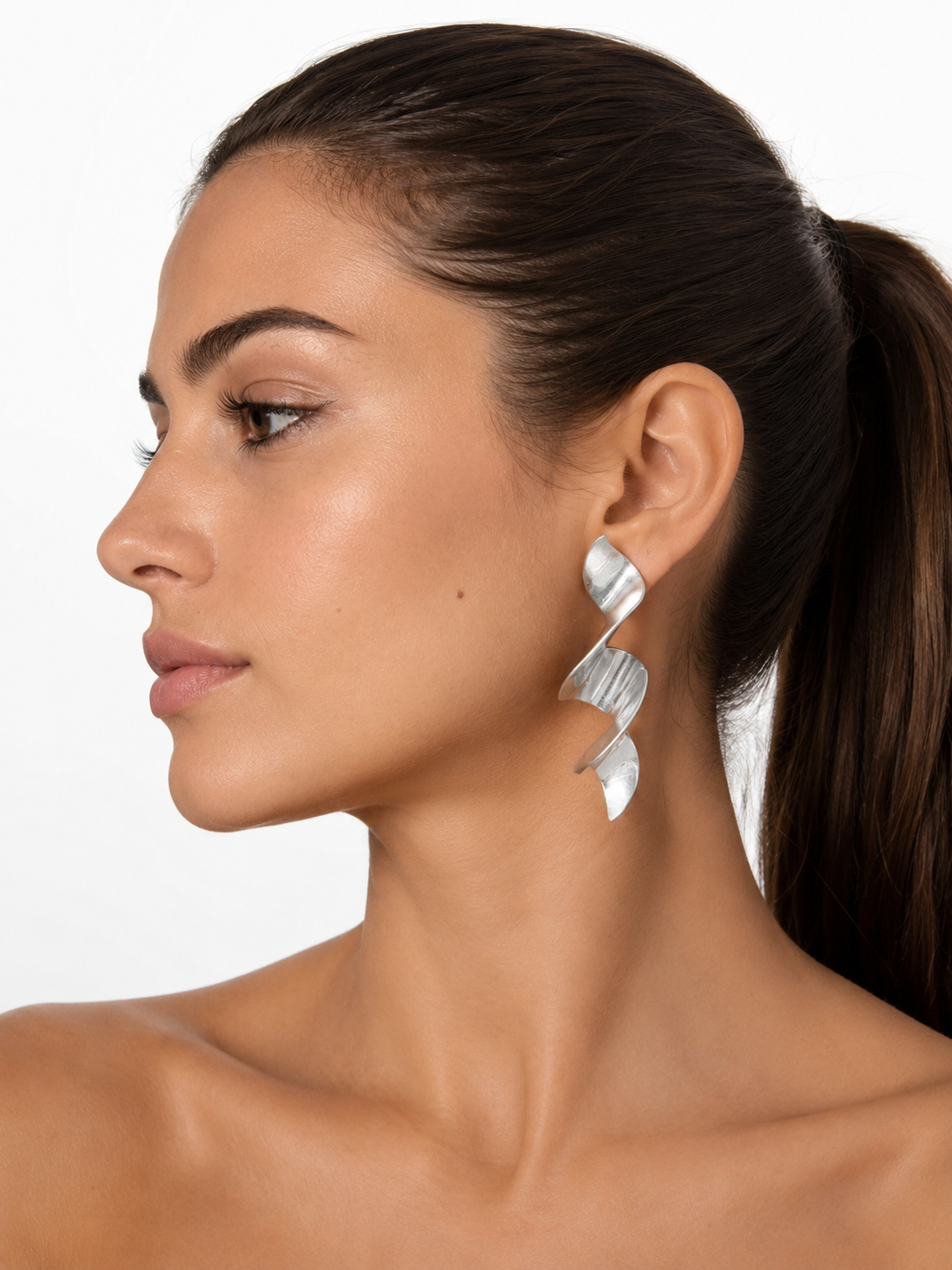 Silver 925 earrings 80s rare and unique