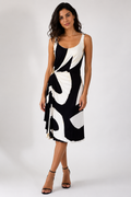 Roberto Cavalli SS 2007 knee-length dress bare leg snake