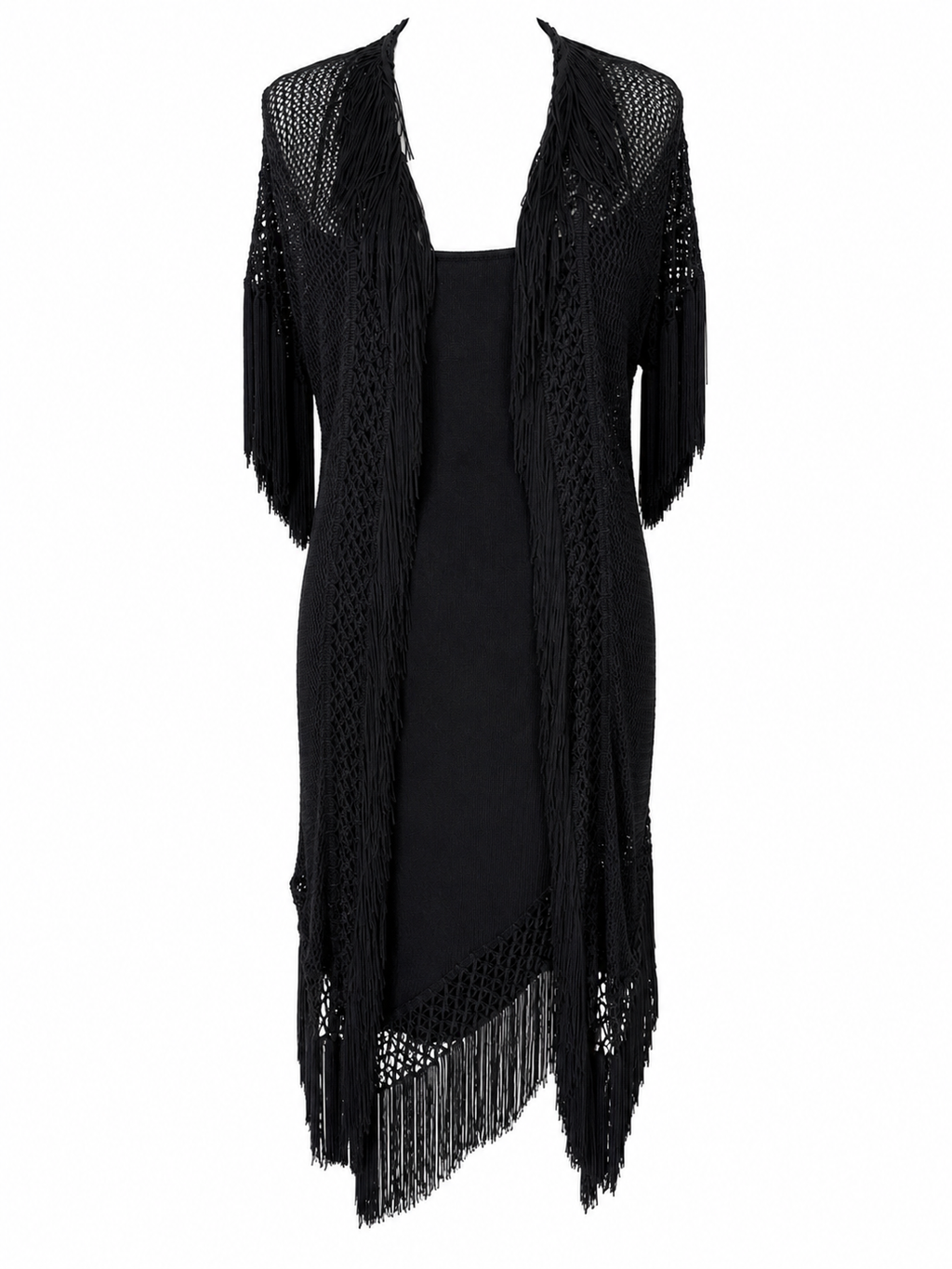 Moschino Couture cardigan fringe napes 90s