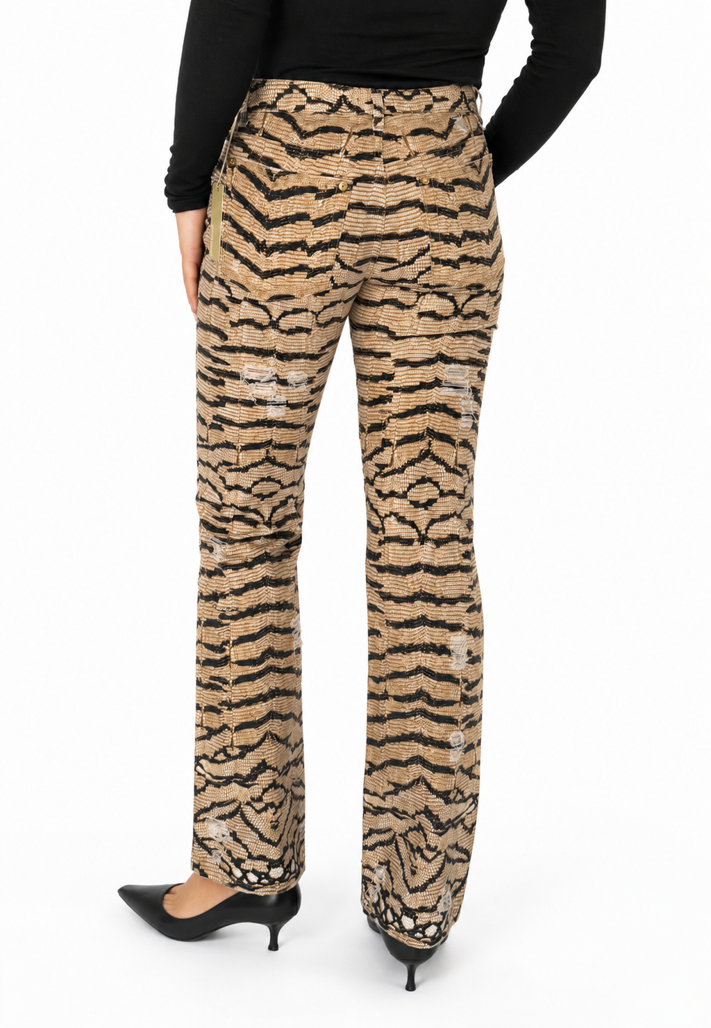 Roberto Cavalli SS 2005 Runway print pants jeans