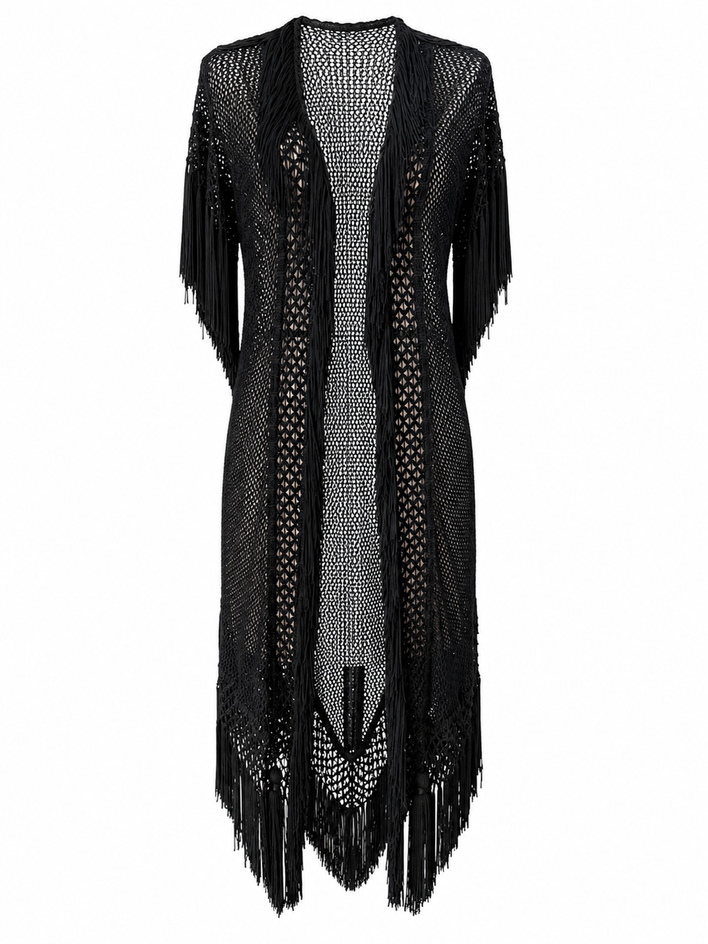 Moschino Couture cardigan fringe napes 90s