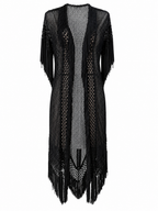 Moschino Couture cardigan fringe napes 90s