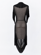 Moschino Couture cardigan fringe napes 90s