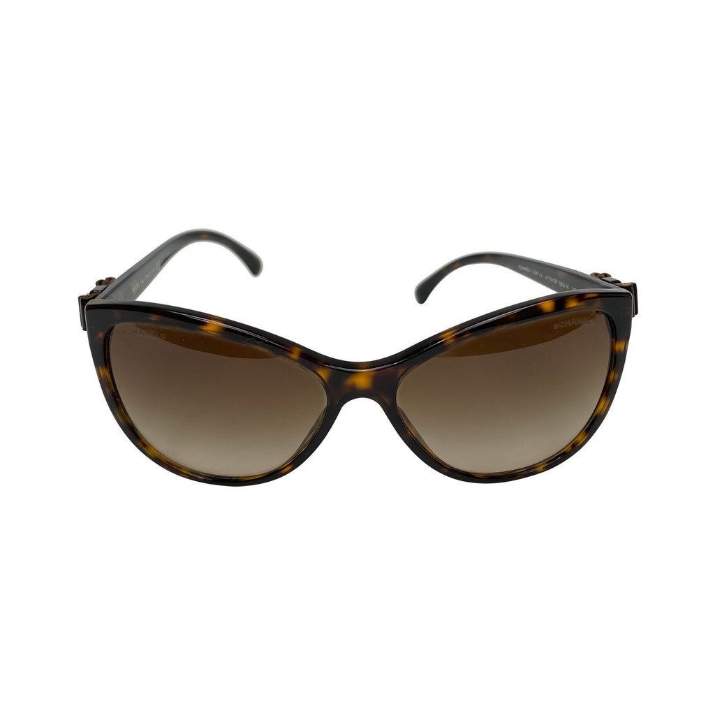 Chanel 5281-Q cat eye bow sunglasses