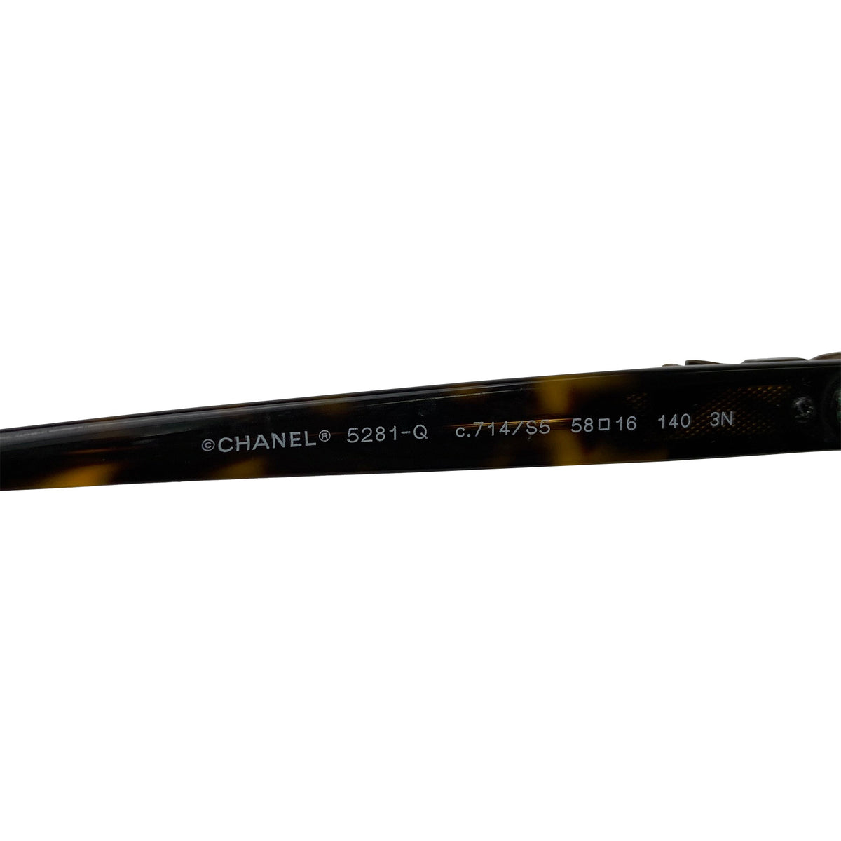 Chanel 5281-Q cat eye bow sunglasses