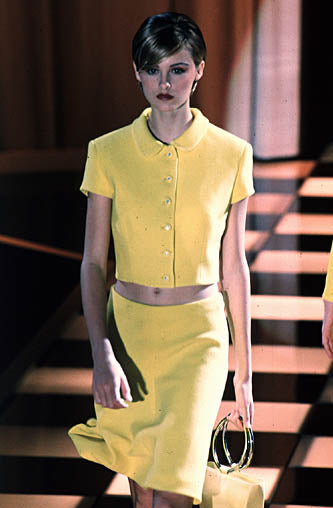 Gianni Versace 1996 Runway set tailleur