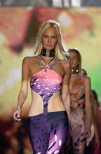 Rare Roberto Cavalli F/W 2003 leather choker Runway