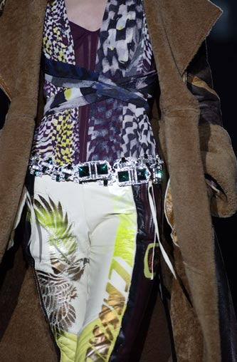 Rare Roberto Cavalli F/W 2003 leather choker Runway