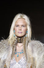 Rare Roberto Cavalli F/W 2003 leather choker Runway