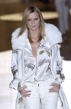Roberto Cavalli FW 2002 Runway print black jeans