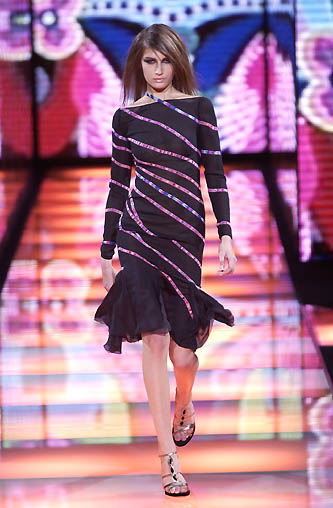 Gianni Versace FW 2002 Runway silk dress