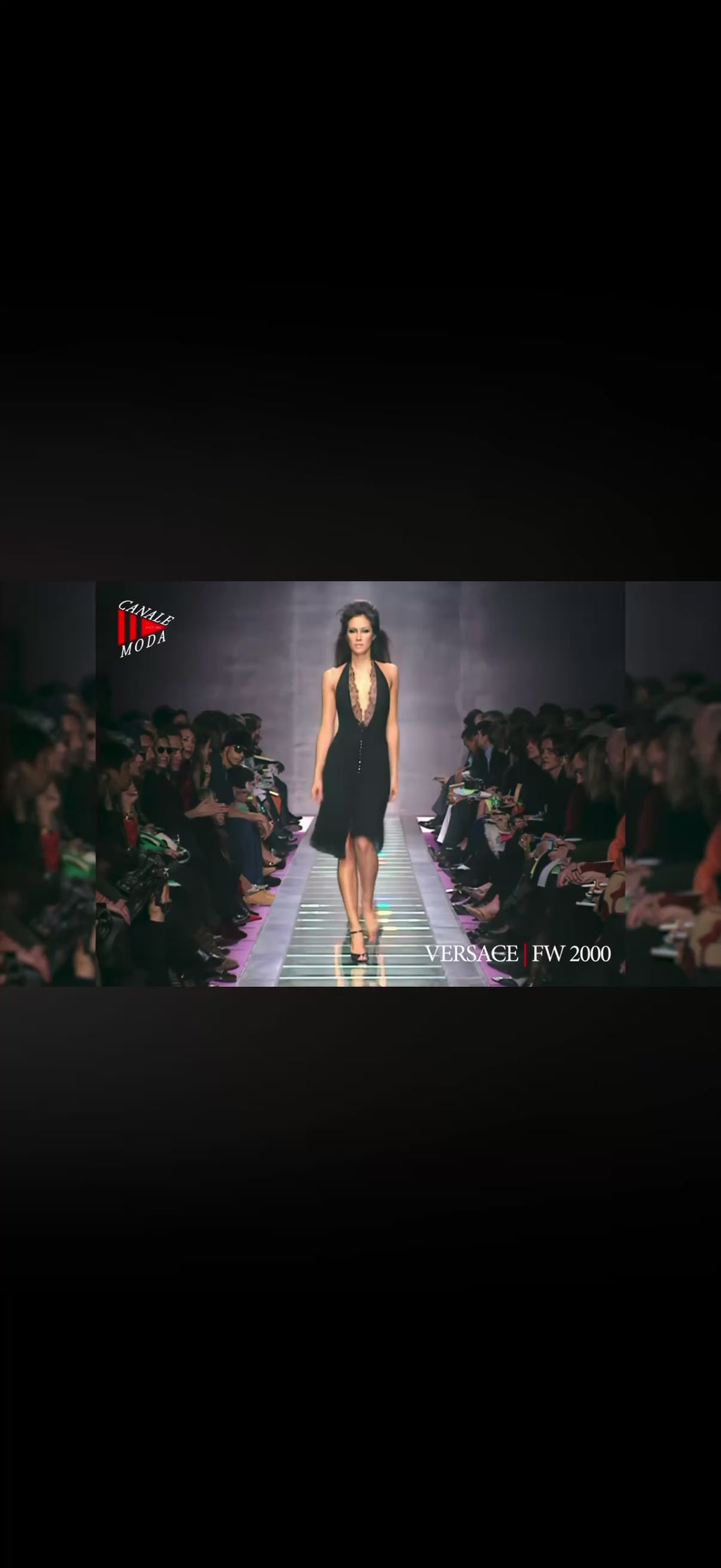Versace FW 2000 Runway silk dress
