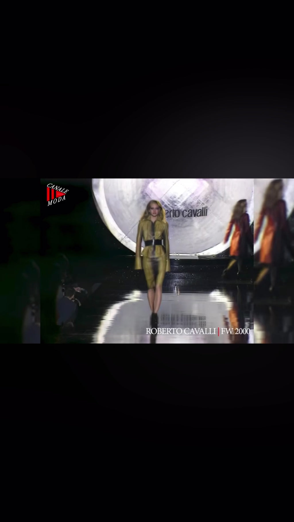 Roberto Cavalli FW 2000 Runway leather set