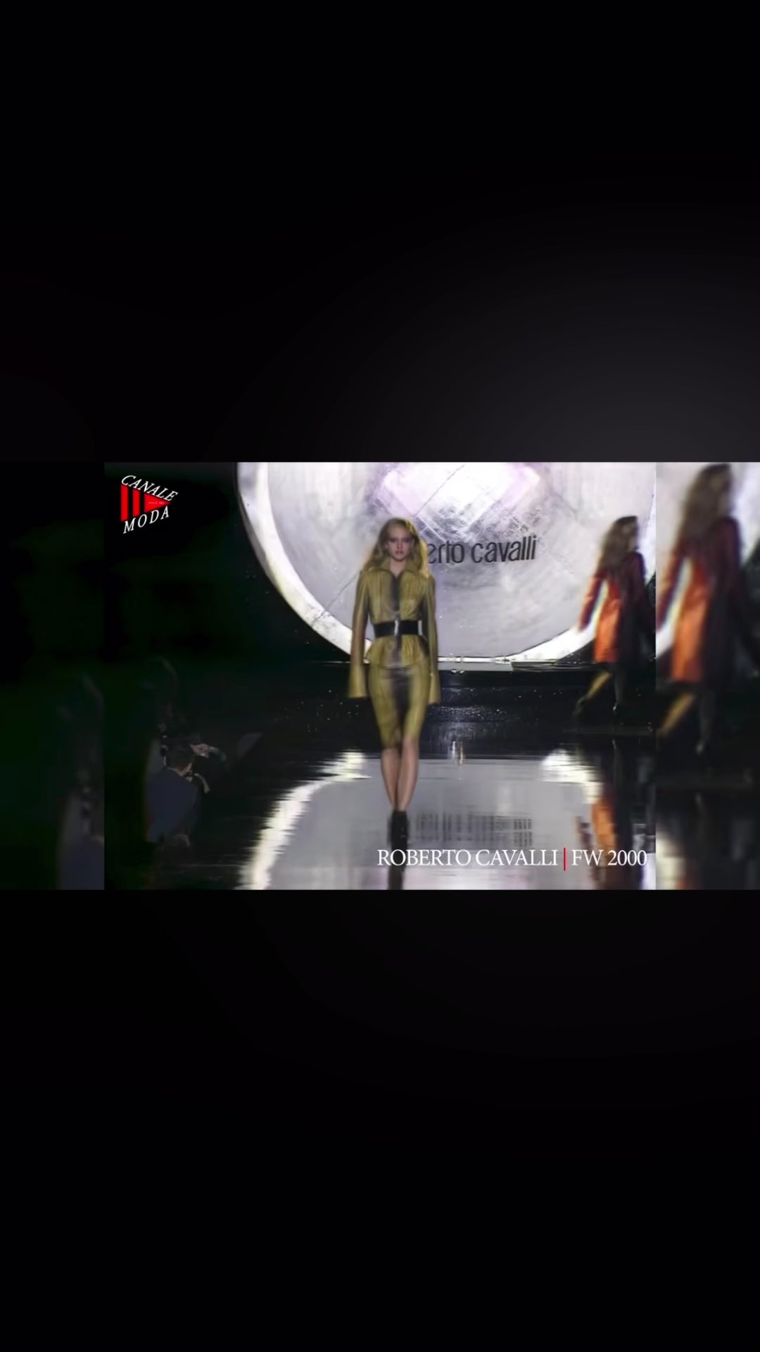 Roberto Cavalli FW 2000 Runway leather set