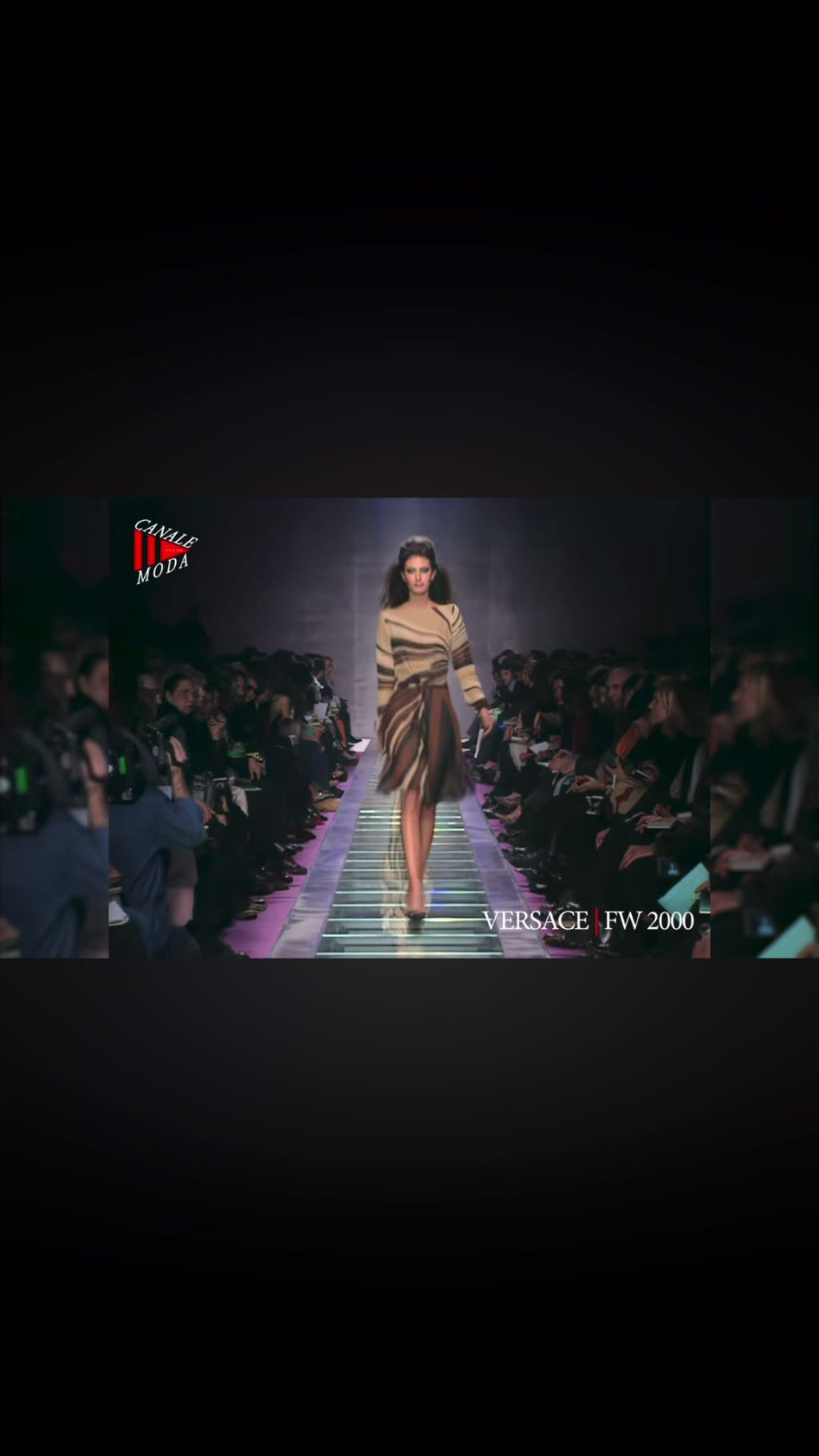 Gianni Versace FW 2000 Runway silk dress