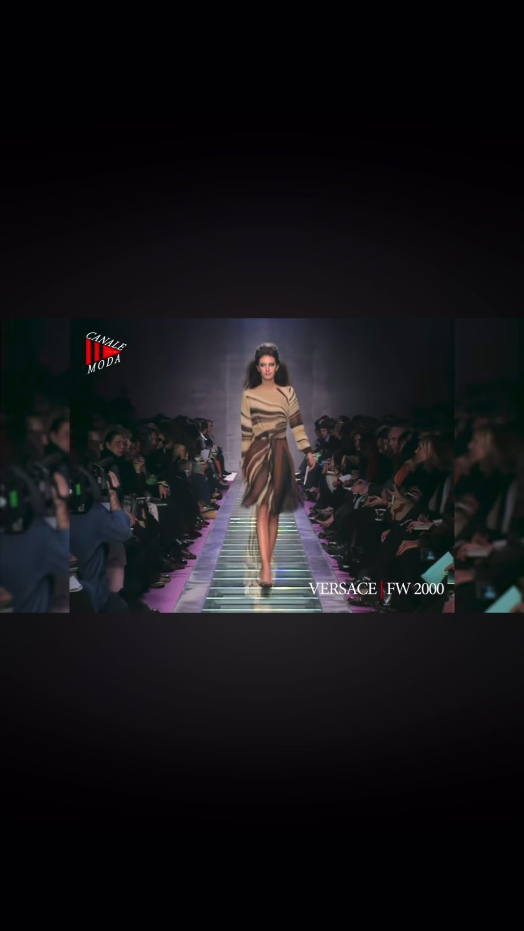 Gianni Versace FW 2000 Runway silk dress