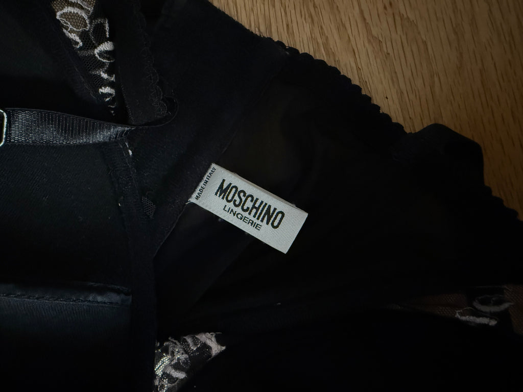 Moschino lingerie embroidered