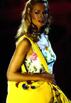 Gianni Versace S/S 1995 Fruit Butterfly summer dress